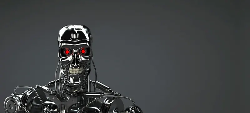 Robot illustrating robotic process automation and BPM