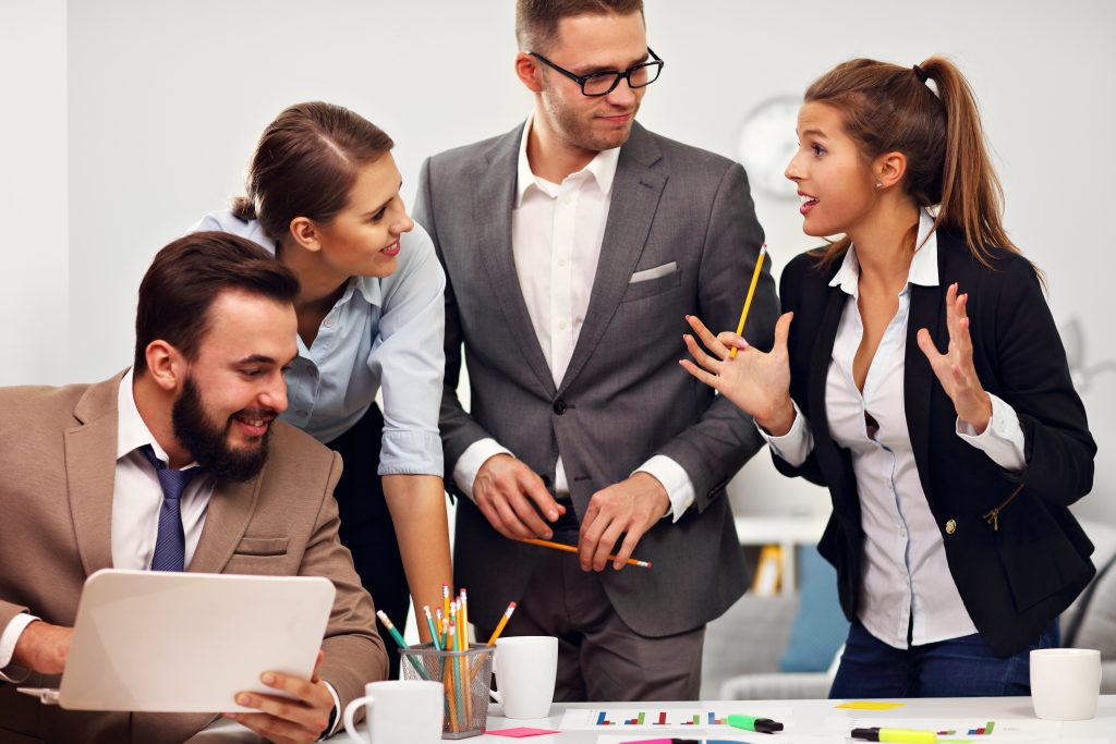 Business team in the office